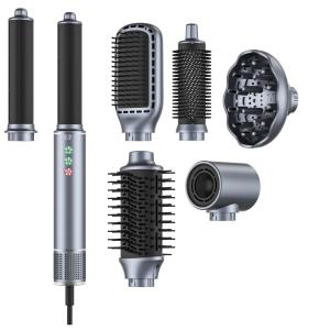 Wholesale 7 in 1 High-Speed Hot Air Styler 110 000 RPM Rotatable Hair Professional Frizz-Free Blow Dryer Brush No Heat Damage from china suppliers