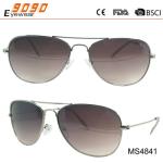 Hot Sale Mirrored Metal Sunglasses , UV 400 protection lens,suitable for men and