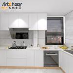 Base Cabinets Pvc High Gloss Modern Corner Kitchen Cabinet With Competitive
