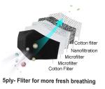 Travel Outdoor Cotton Face Mask Hospitals Food Processing Industry Use