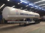 49.6cbm LPG Road Tanker 3 Axles 49600 Liters 23tons Propane Gas Tanker Trailer