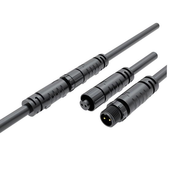 Nylon Coated M8 Waterproof Male Female Connector Smart Agricultural Machine