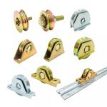 Groove Shape Slide Door Wheels High Loading Capacity Galvanized Steel Wheel