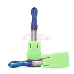 Wholesale Hard Steel Carbide Ball Nose End Mill 2 Flutes 6mm Shank Diameter from china suppliers