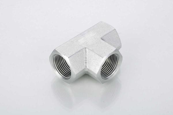 Stainless Steel BSPT Female Equal Tee Adapter OEM Sales for Pipe Lines