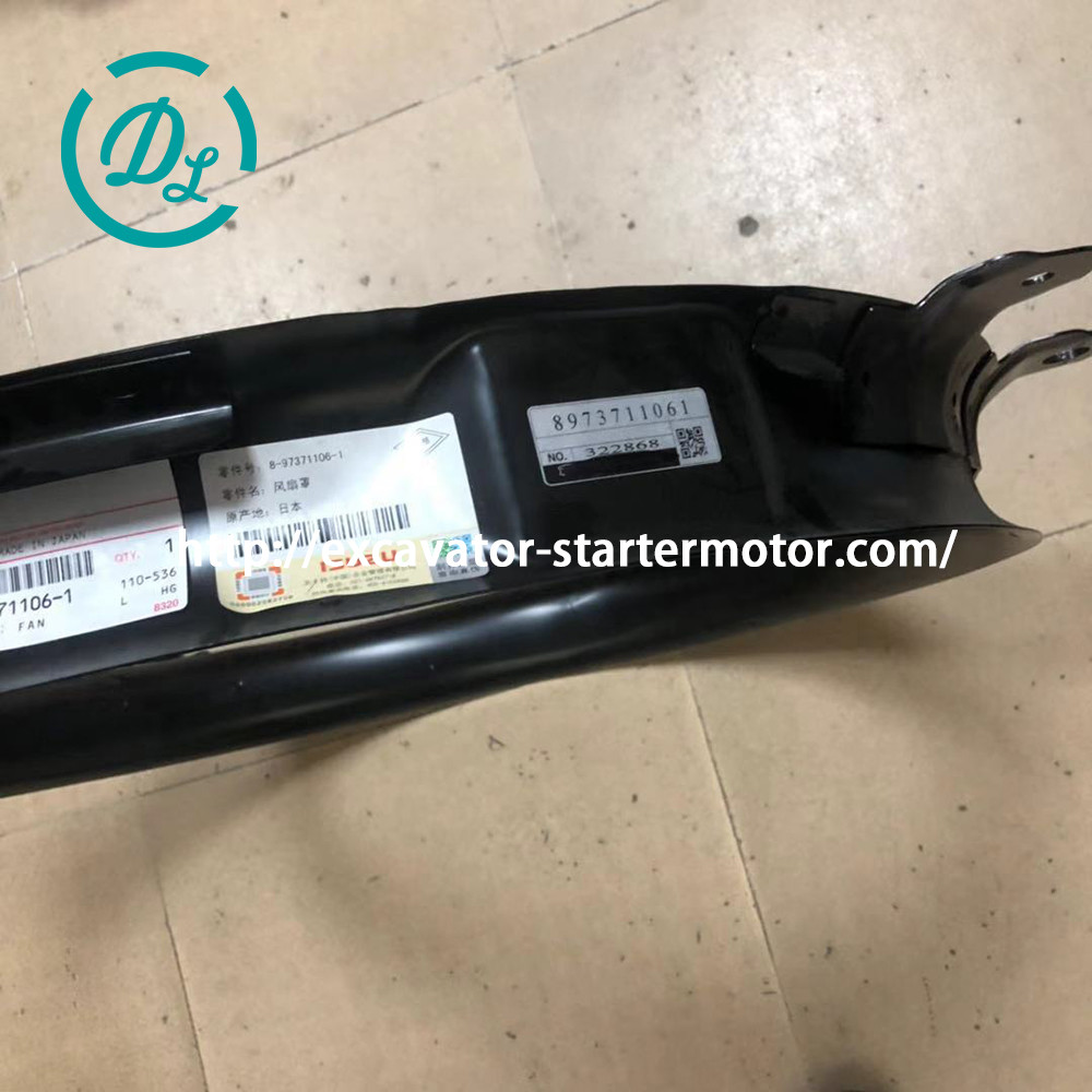 8-97371106-1 Excavator Fan Shroud 8973711061 ISUZU 4HK1 Engine