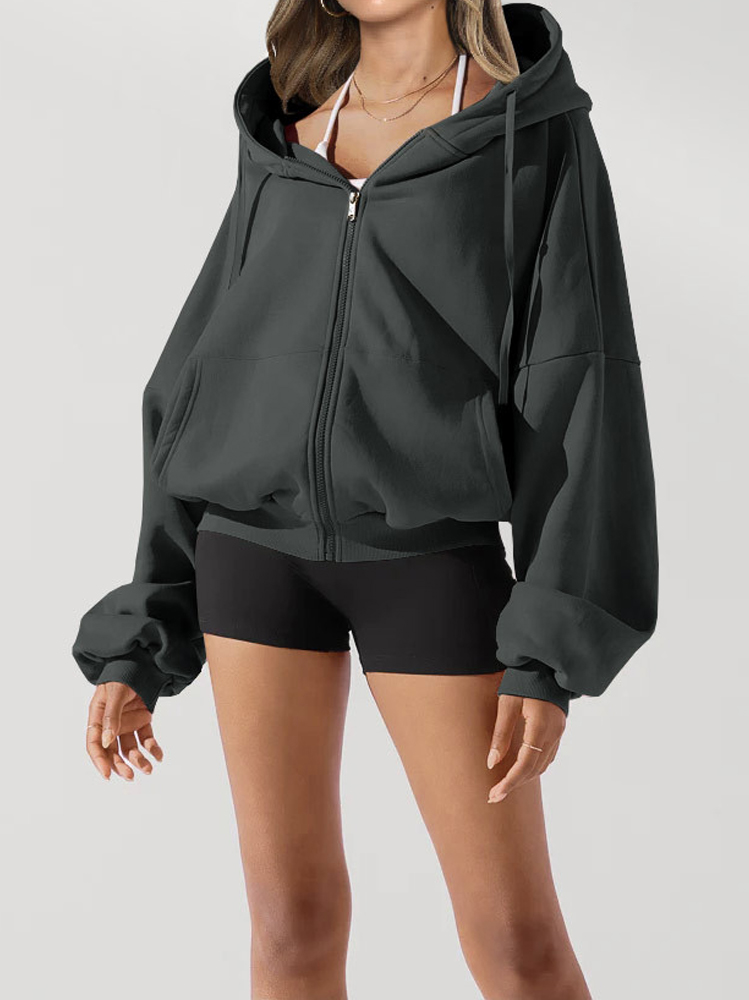 Custom Sustainable Women's Streetwear Hooded Sweatshirt with Viscose Fiber Fabric