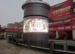 10mm Round Curved LED Screens , High Brightness Outdoor Full Color LED Display