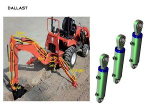 Wholesale Industrial Piston Type Hydraulic Cylinder Stainless Steel Excavator Boom Arm Bucket from china suppliers