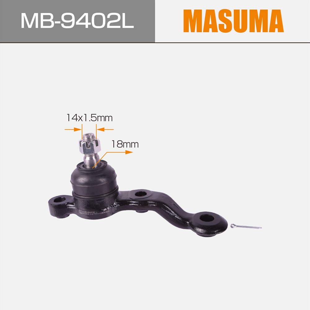 MASUMA Auto Suspension Systems 4x4 Steering Ball Joint for TOYOTA CROWN MAJESTA GS151