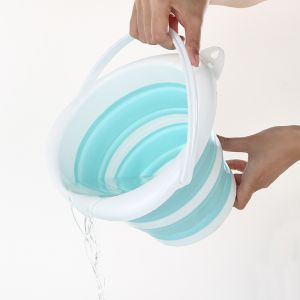 Convenient Foldable Plastic Bucket Multi-functional for Home and Outdoor