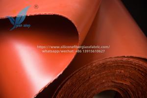 Wholesale 1m Width Outdoor Fire Blanket Silicone Rubber Coated Glass Fabric 3.0mm For Heat Resistance from china suppliers