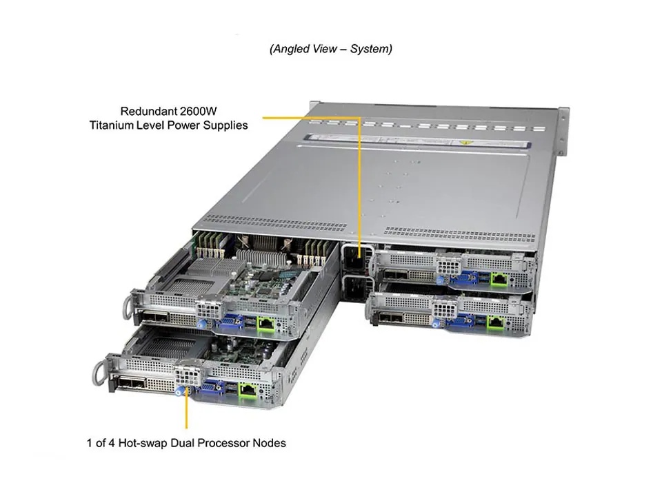 SYS-220BT-HNTR CPU Intel 6346 Processor and PM893/960G/2.5inch/SATA/1DWPD Hard Drive