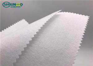 Cut Away 100% Polyester Embroidery Backing Fabric 100cm Width Extra White