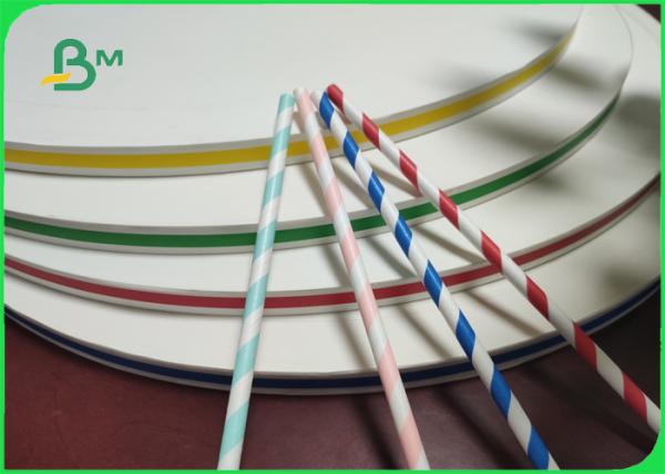60gsm 120gsm Environmental Food Grade Paper Roll Straw Raw Material For Drinking