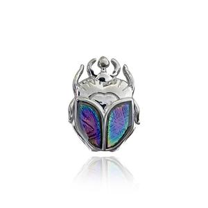 Wholesale Mesmeric Beetle Meteorite Jewelry Pendant In 925 Sterling Silver Cosmic Charm Pendant from china suppliers