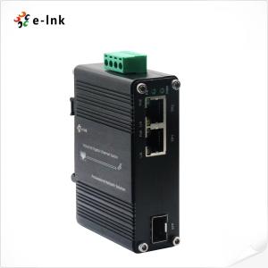 Wholesale Outdoor Industrial PoE Media Converter 2 Port 10/100/1000T 802.3at 30w To 1 Port 100/1000x SFP from china suppliers