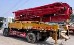 Commercial Concrete Pump Truck Mounted 37m 58m For Road Building