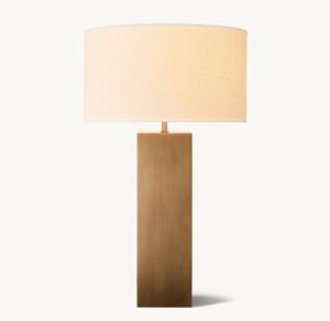 Wholesale Solid Brass Base 60W E26 Bedroom Table Lamps For Nightstands from china suppliers