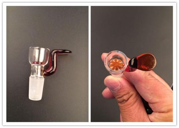 Glass on Glass Bowl Glass Joint Glass Adapters for Bongs Rigs Water Pipes