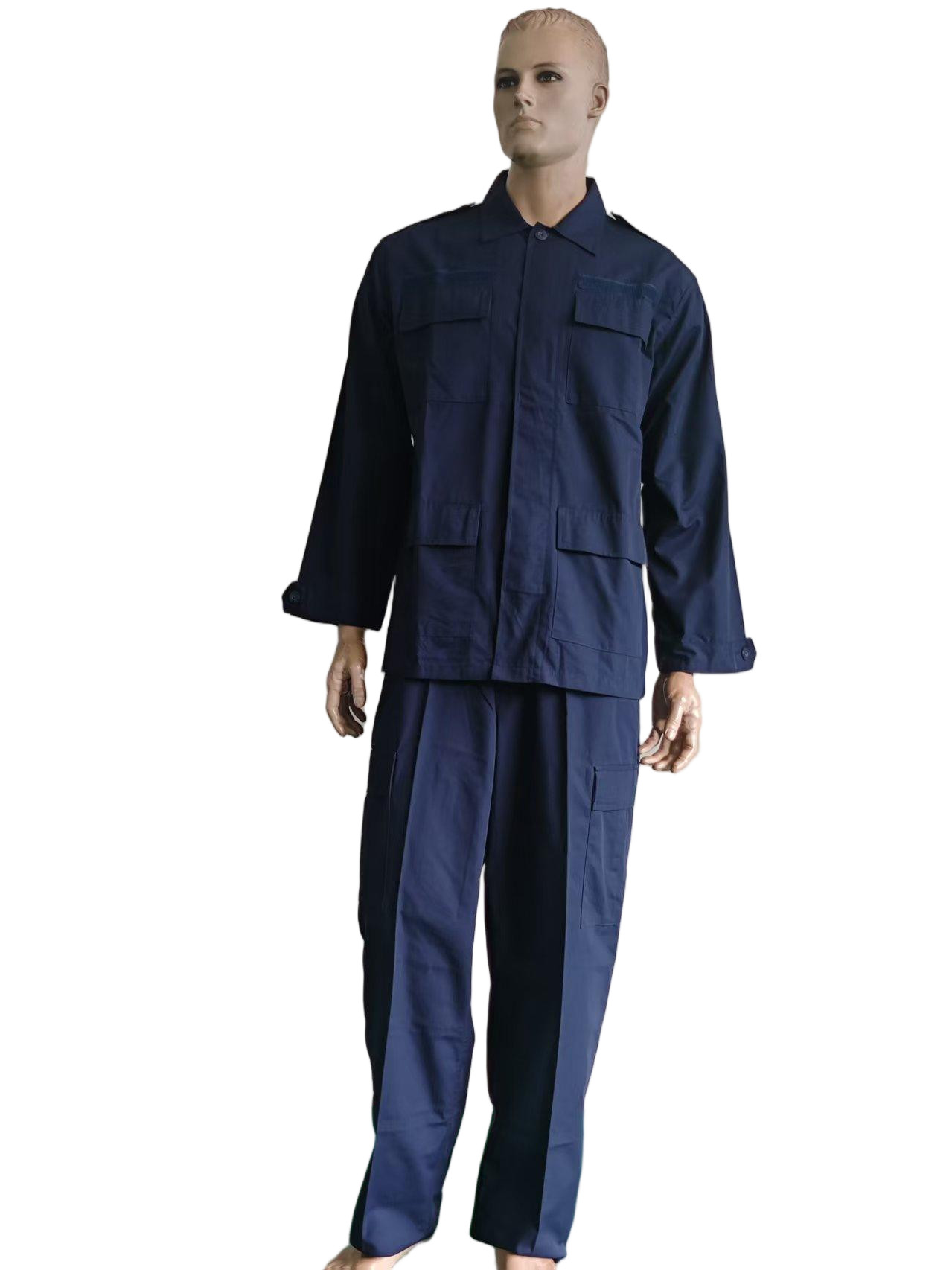 Vintage Style BDU Navy Blue Military Uniform Outfit BDU Uniform Personal Defense Equipment