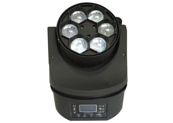 Professional Show Lighting Mini LED Moving Head , 6x15W RGBW LEDs Mini Bee Eye