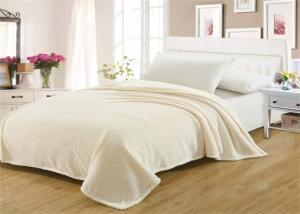 Wholesale Square Shaped Coral Colored Blanket , Better Hand Wash Lightweight Fleece Blanket from china suppliers