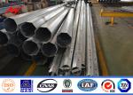 1250 Dan 15M Height Conical Electric Power Pole 5mm Thickness ASTM A123