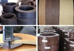 Flexible Woven Brake Lining Material Black Mooring Winch For Anchor Windlass