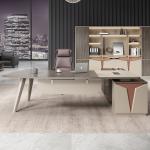 Comfortable Office Furniture Stylish Wooden Executive Desk with Mixed Order