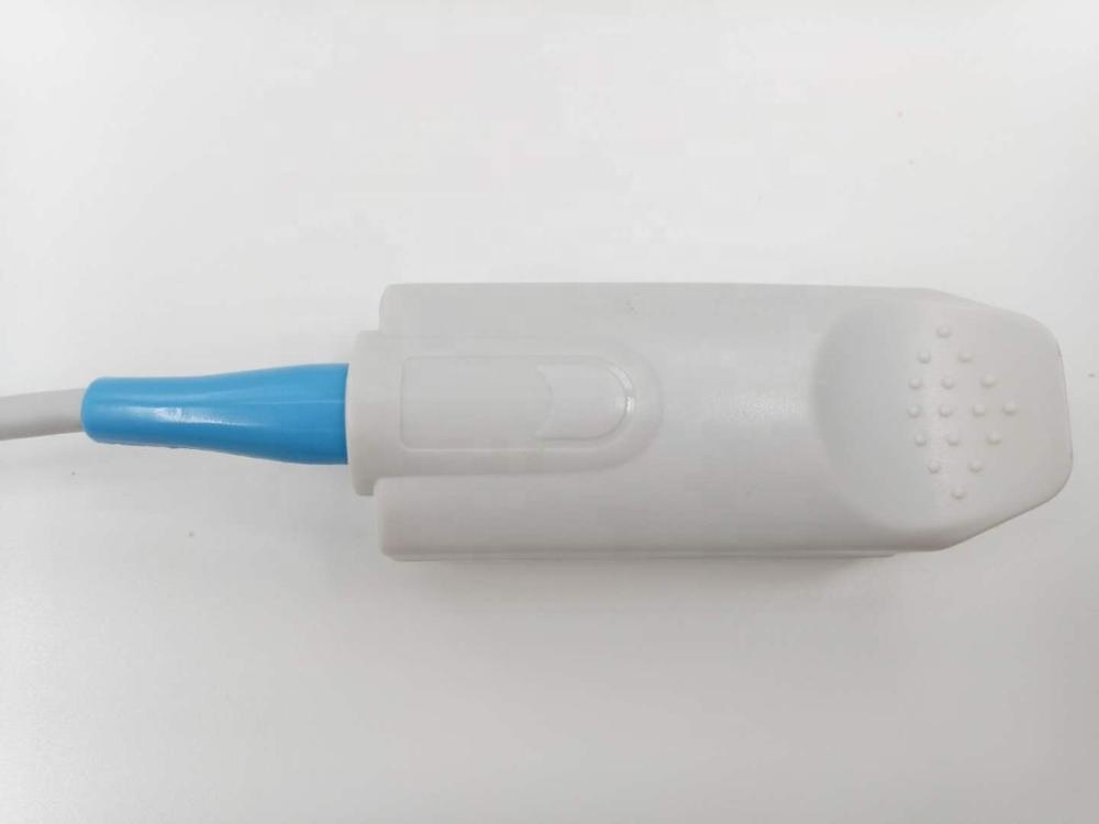 Compatible Nihon Kohden 14Pin Reusable Adult Clip Spo2 Sensor 3 Meter