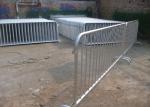 Concert Steel Barricades Crowd Control / Metal Pedestrian Barriers 12mm Inner