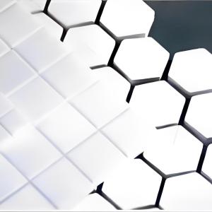 Wholesale Wear Resistance Mosaic Ceramic Wear Liners AI2O3 Square Hexagon Shape from china suppliers
