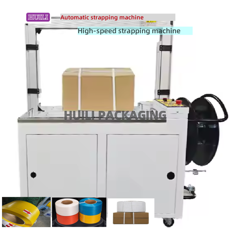Automatic Continuous PP Strapping Machine 1.8 Seconds/Track Carton Strapping