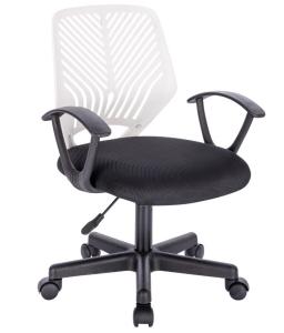 China Lumbar Support Ergonomic Swivel Chair Executive Rolling Adjustable Mid Back Task Chair on sale