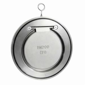 Wholesale Stainless Carbon Steel cf8 cf8m wcb EPDM NBR Viton Lined Single leaf thin disc Flapper Swing Check Valve Price from china suppliers