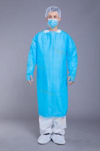 China Individually Wrapped PPE Plastic Isolation Gowns For Virus Protection on sale