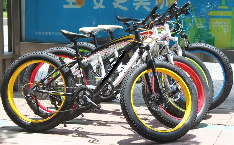 21 24 27 Speed Adult 26 Inch Fat Tire Mountain Bike
