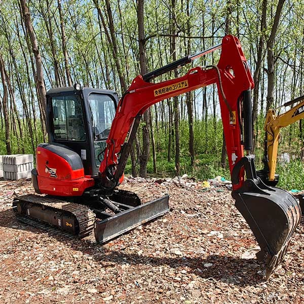 Used U35 Kubota Excavators Small Size 0.1m3 Bucket Capacity Original Version