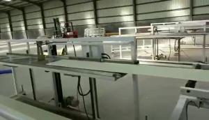 Wholesale Solid Wall Indoor Decorative Materials Extrusion Line For Doors Windows from china suppliers