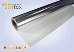High Temperature Insulation Aluminum Foil Fiberglass Cloth For Heat Shielding