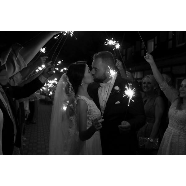 7 Inch Hand Held Sparklers / Gold Cake Sparklers Customization Acceptable