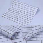 CLASSIC Style 3D Brick Self-adhesive Vinyl Wallpaper for Hotel/Coffee Shop