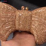 2023 Banquet Full Diamond Clutch Women Crystal Evening Clutch Bag with CANDY