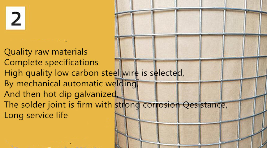 Garden Galvanized Pvc Coated Wire Mesh 30m Length 6 Foot Wire Fence Roll