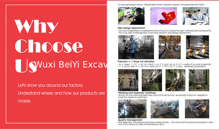 BEIYI HC120 excavator attachments hydraulic pulverizer demolition pulverizer concrete pulverizer