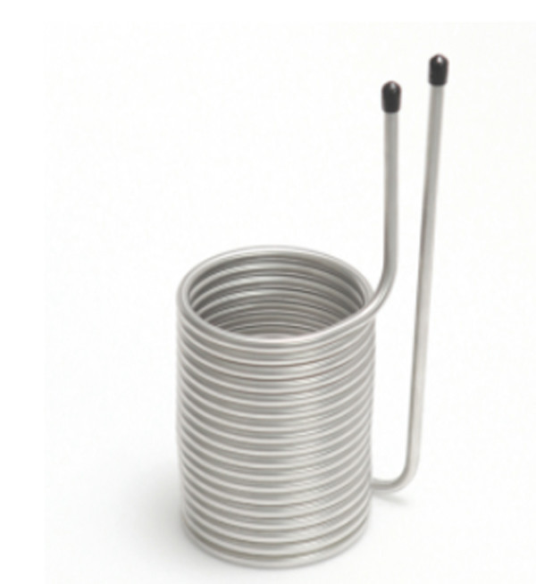 6" Stainless Steel Coaxial Heat Exchanger Square Head Corrosion Resistance