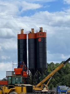 Wholesale Bucket type Concrete Mixing Plant 100m3/h Stationary Concrete Batching Plant from china suppliers