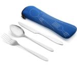 Eco Friendly Stainless Steel Outdoors Travelling 3pcs Tableware Set for