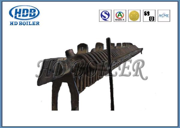 Customized Color Steel Boiler Parts Boiler Manifold Headers / Steam Distribution